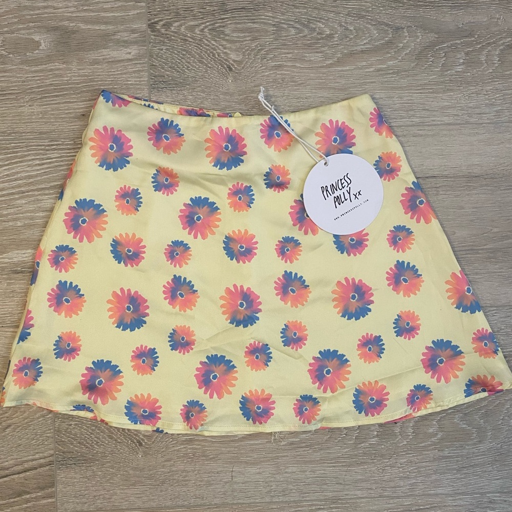 Princess Polly ❀ Flower Power Mini Skirt NWT